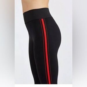 Koral tone Legging black/scarlete Xsmall